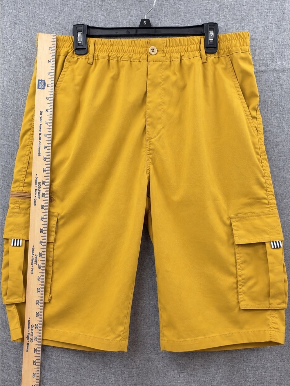 Amazon Essentials Men's Mustard Cargo Shorts